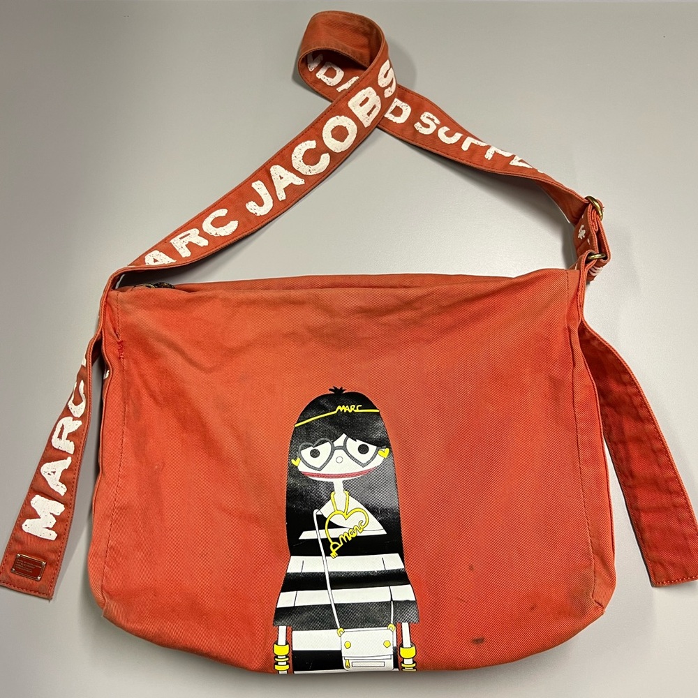 Marc by Marc Jacobs Y2K Miss Marc Workwear Canvas Messenger Bag